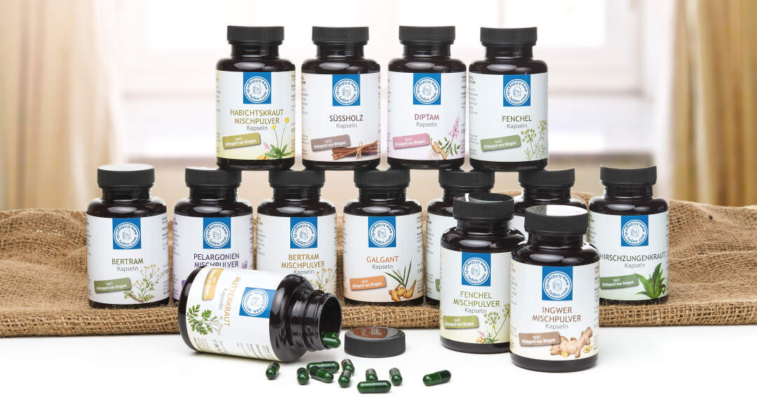 HILDEGARD KAPSELN – Originalgetreue Kräuter und Gewürze in praktischer Anwendung