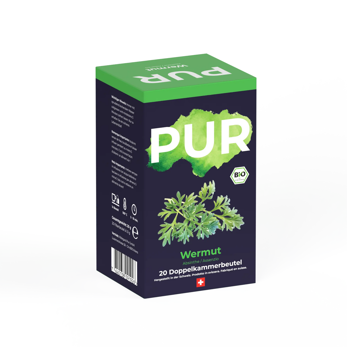 PUR Wermut Tee BIO 20 Btl