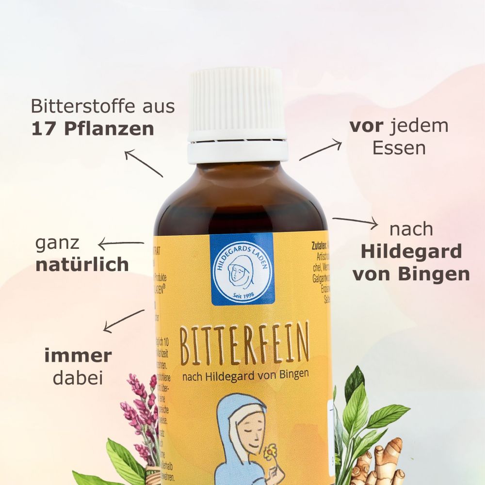 Hildegard von Bingen - Bitterfein - Kräuterbitter-Tropfen 50ml