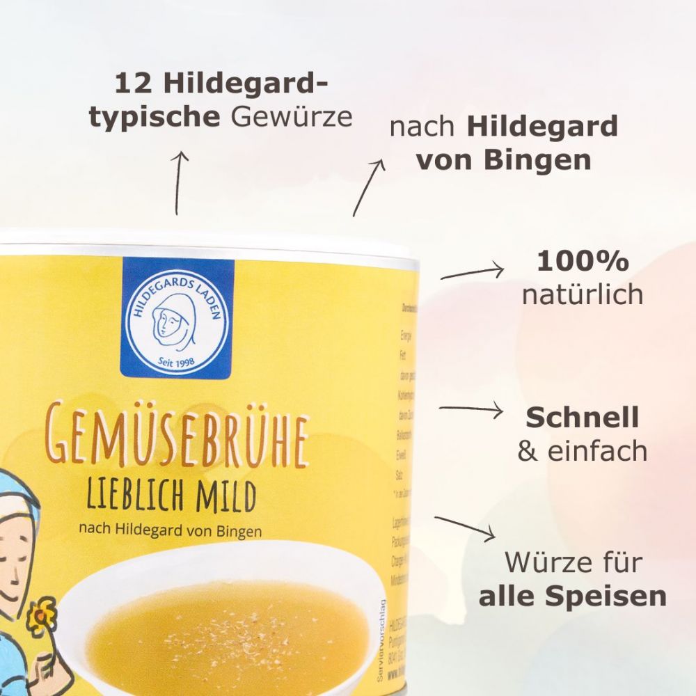 Hildegard von Bingen - Gemüsebrühe lieblich mild 380g