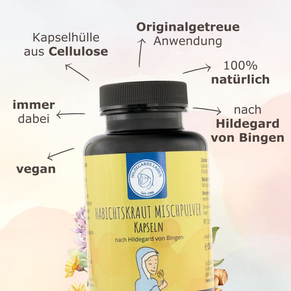 Hildegard von Bingen - Habichtskraut Mischpulver Kapseln 90 Stk.