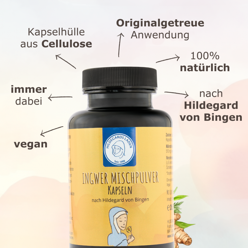 Hildegard von Bingen - Ingwer Mischpulver Kapseln 36,40g