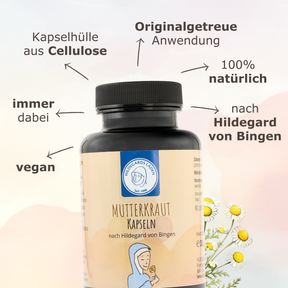 Hildegard von Bingen - Mutterkraut Kapseln 90 Stk.