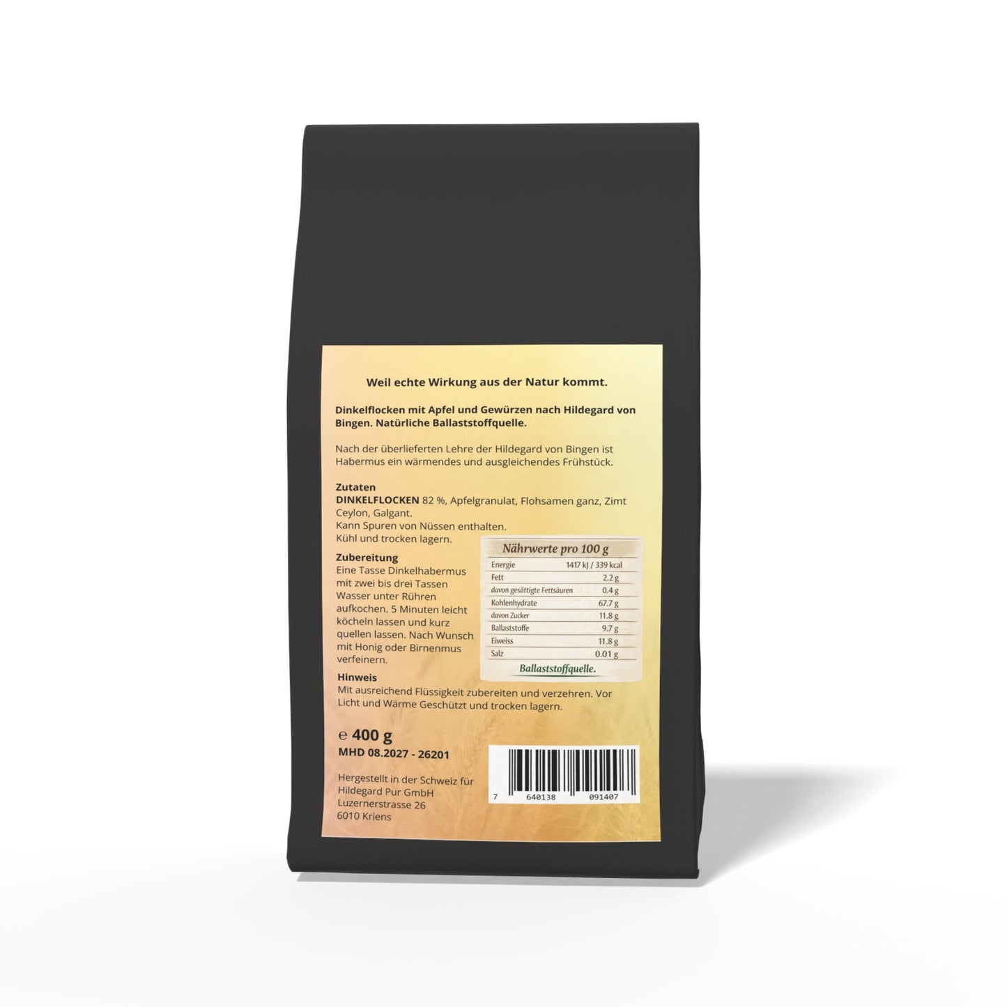 Hildegard von Bingen - Dinkel Habermus 400g