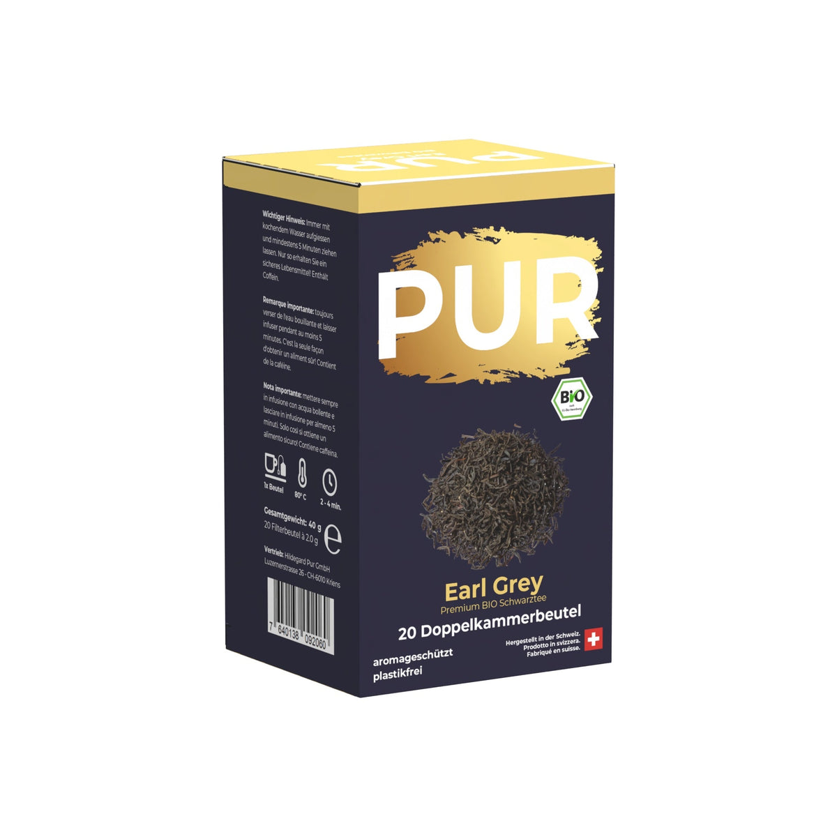 DrogerieMarkt24 - DrogerieMarkt24 PUR Earl Grey Tee BIO 20 Btl - DrogerieMarkt24