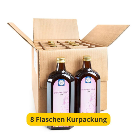 Hildegard von Bingen - Diptam Essig Trank 8 Flaschen Kurpackung 4000ml