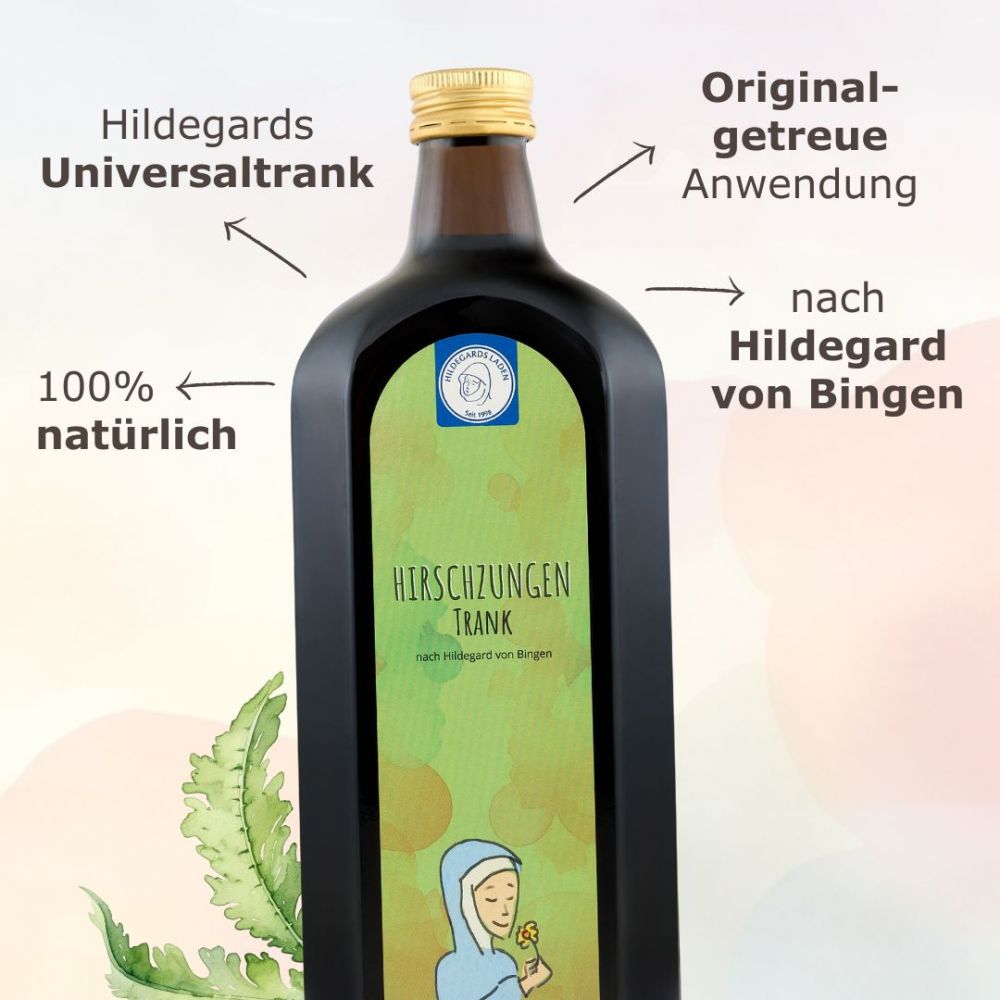 Hildegard von Bingen - Hirschzungen Trank 8 Flaschen Vorteilspackung 4000ml